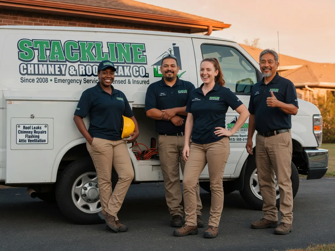 Chimney flashing repair company in Vandemere, NC